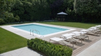 KIT PISCINA INTERRATA IKARUS 6x3 mt RETTANGOLARE FONDO PIANO 1,20 h CON PANNELLI IN ACCIAIO