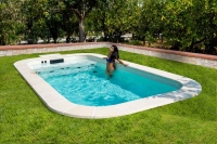 PISCINA INTERRATA IN VETRORESINA GARDEN 504x240 H 139 cm COMPLETA