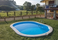 PISCINA INTERRATA GRE SUMATRA 800x400x120 cod. KPEOV8027 FILTRO SABBIA E ACCESSORI